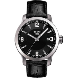 Tissot Mens T055.410.16.057.00 PRC 200 Analog Display Swiss Quartz Black Watch