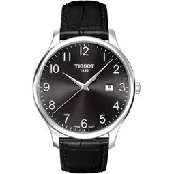 Tissot Mens TIST0636101605200 T Classic Analog Display Swiss Quartz Black Watch