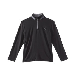 PUMA Golf Kids Lightweight 1/4 Zip Jacket (Big Kids)