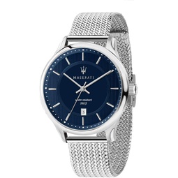 Maserati Mens R8853136002 Gentleman Analog Display Quartz Silver Watch