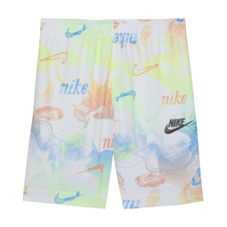 Nike Kids Sportswear Printed Mesh Shorts (Little Kids)