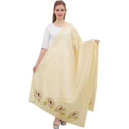 Phagun Indian Womens Scarf Wrap Embroidered Cotton Dupatta Long Stole