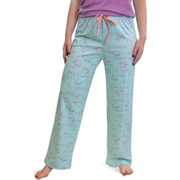 HUE Printed Knit Long Pajama Sleep Pant