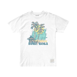 The Original Retro Brand Kids 100% Cotton Bora Bora Vacation Crew Neck Tee (Big Kids)