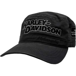 Harley-Davidson Painters Cap, Block H-D Embroidered Script, Charcoal Gray