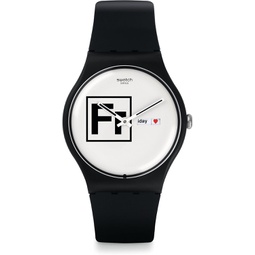 Swatch Fritz Unisex Quartz 41 Mm Wrist Watch # Suob722