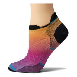 Womens Smartwool Run Zero Cushion Ombre Print Low Ankle