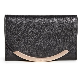 See by Chloe Womens Lizzie Medium Wallet, Black, One Size