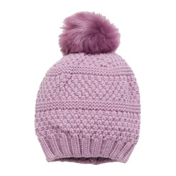 San Diego Hat Company Knit Beanie w/ Faux Fur Pom