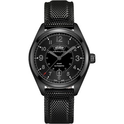 Hamilton Mens H70695735 Khaki Field Day Date Black Automatic Watch