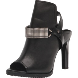 DKNY Womens Essential Open Toe Fashion Pump Heel Sandal Heeled, Black, 6