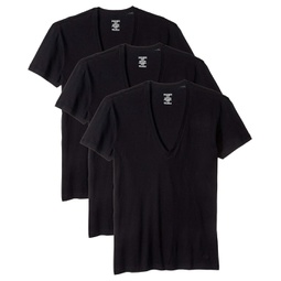 2(X)IST Essential 3-Pack Slim Fit Deep V-Neck T-Shirt