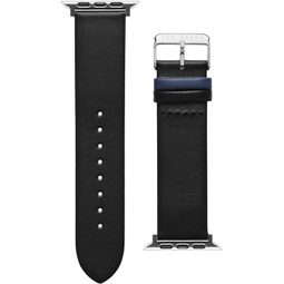 Ted Baker Leather Blue Keeper smartwatch band compatible with Apple watch strap 42mm, 44mm