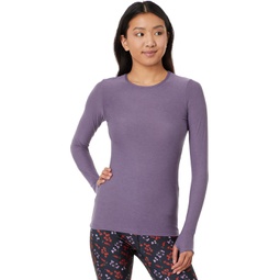Womens Beyond Yoga Featherweight Classic Crew Pullover