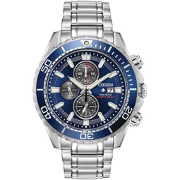 Citizen Mens Eco-Drive Promaster Professional Diver Stainless Steel Watch 46mm CA0710-58L