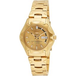 SEIKO 5 Automatic Gold Dial Mens Watch SNZ450J1