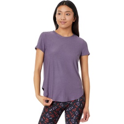 Womens Beyond Yoga Featherweight On The Down Low Tee