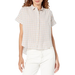 Womens Madewell Hilltop Shirt in July Small Plaid
