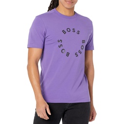 BOSS Contrast Circle Logo Cotton T-Shirt
