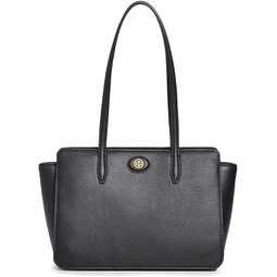Tory Burch Womens Robinson Pebbled Small Tote
