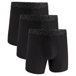 Under Armour 3-Pack Performance Tech Mesh Solid 6 Boxer Briefs