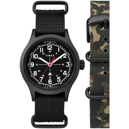Timex Todd Snyder Military 40mm Box Set Olive/Black/Camo One Size
