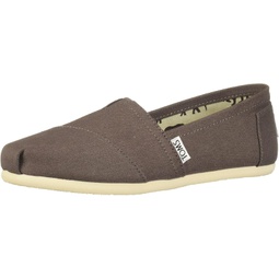 TOMS Womens Classic Canvas Slip On Ash 7.5