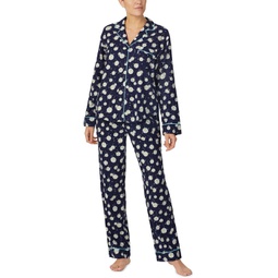 Kate Spade New York Long Sleeve Flannel Pajama Set