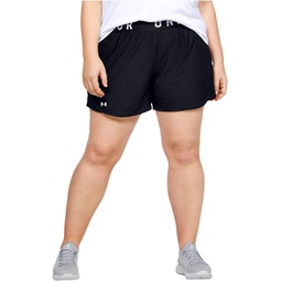 Womens Under Armour Plus Size Play Up Shorts 5