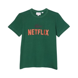 Lacoste Kids Short Sleeve Netflix Graphic T-Shirt (Toddler/Little Kids/Big Kids)