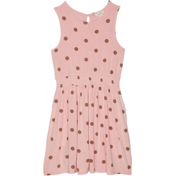PEEK Dot Knit Dress with Elastic Waist (Toddler/Little Kids/Big Kids)