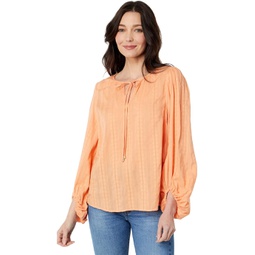Womens Tommy Hilfiger Puff Sleeve Blouse