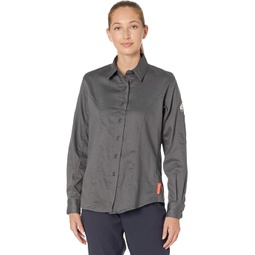 Womens Bulwark FR iQ Series Comfort Woven Long Sleeve Shirt