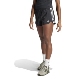 Womens adidas Pacer Training 3-Stripes Woven High-Rise Shorts