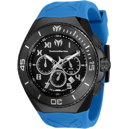 Technomarine Mens Ocean Manta Chronograph Quartz Watch, Blue, TM-220002