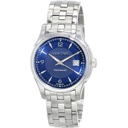 Hamilton Watch Jazzmaster Viewmatic Swiss Automatic Watch 40mm Case, Blue Dial, Silver Stainless Steel Bracelet (Model: H32515145)