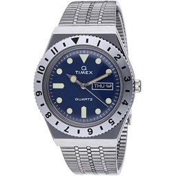 Timex Mens Q Diver 38mm TW2V18300ZV Quartz Watch