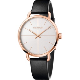 Calvin Klein Unisex Adult Analogue-Digital Quartz Watch with Leather Strap K7B216C6