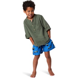 Snapper Rock Frankie Safari Resort Shirt (Toddler/Little Kids/Big Kids)