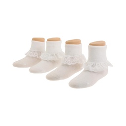 Jefferies Socks Sisters 4-Pack (Infant/Toddler/Little Kid/Big Kid)
