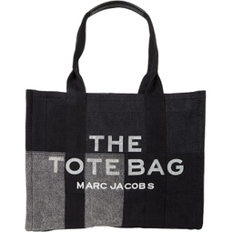 Marc Jacobs The Denim Tote Bag Black Denim One Size