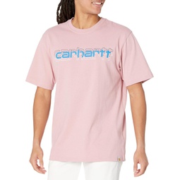 Mens Carhartt Loose Fit Heavyweight Short Sleeve Logo Graphic T-Shirt