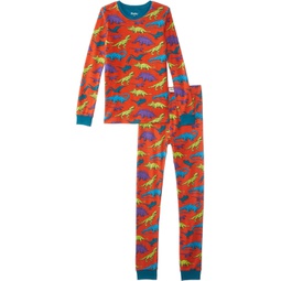 Hatley Kids Real Dinos Cotton Pajama Set (Toddler/Little Kids/Big Kids)