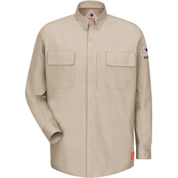 Mens Bulwark FR iQ Series Comfort Woven Long Sleeve Patch Pocket Shirt