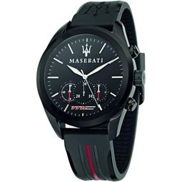 Maserati Mens R8871612004 Traguardo Analog Display Analog Quartz Black Watch