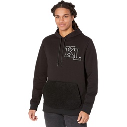 Mens Karl Lagerfeld Paris Hoodie with Logo Patches