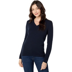 Womens Tommy Hilfiger Cable Ivy Sweater