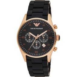 Emporio Armani Mens AR5905 Black Stainless Steel Watch