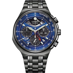 Citizen Mens Eco-Drive Limited Edition Promaster Chronograph Black Stainless Steel Bracelet Watch 44mm AV0097-51L