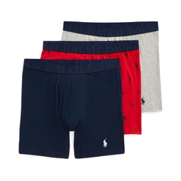 Mens Polo Ralph Lauren Classic Fit Stretch Boxer Brief 3-Pack